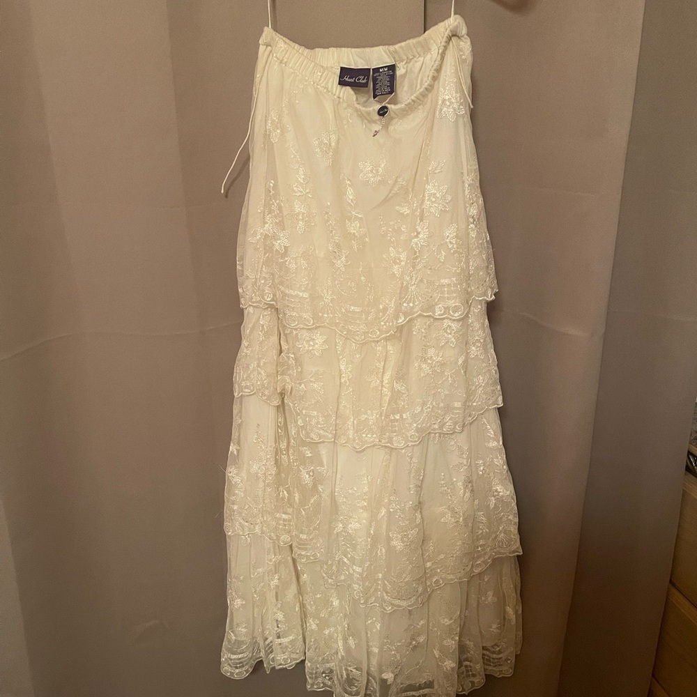 Hunt Club Cream Lace Dress